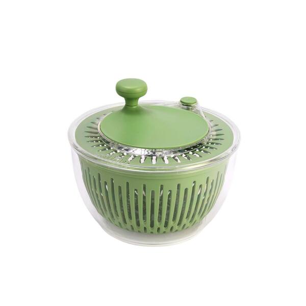 4.25 qt. Salad Spinner, Vegetables Wash Bowl, Fruits and Lettuce Dryer with 5 Blade Slicer Egg Yolk Strainer Shredder