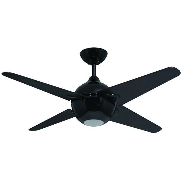 Yosemite Home Decor Spectrum Collection 42 in. Indoor Black Ceiling Fan with Light Kit-DISCONTINUED