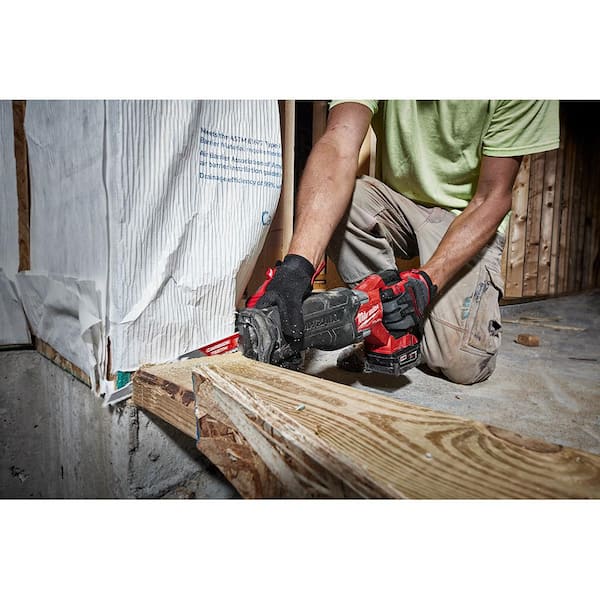 Milwaukee M18 FUEL 18-Volt Lithium-Ion Brushless Cordless SAWZALL  Reciprocating Saw Kit with FUEL 1/4 in. Hex Impact Driver 2821-22-2953-20  The Home Depot