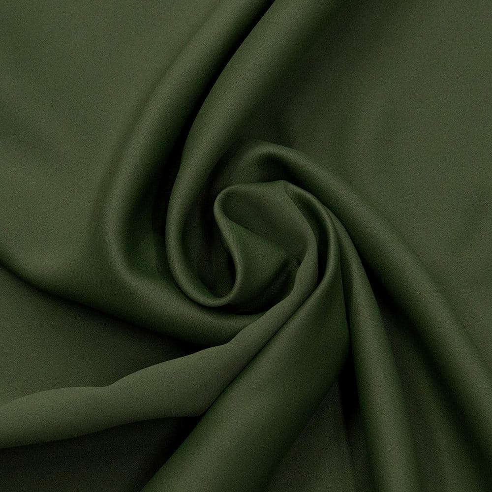 Moss Green 96" Blackout Polyester Grommet Curtains