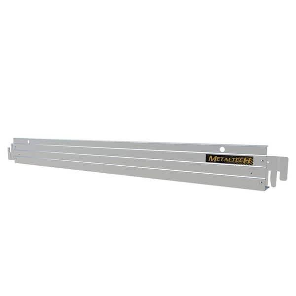 MetalTech 85.95 in. x 3.25 in. x 5.98 in. (Assembled) Galvanized Steel Toeboard for Scaffold for Secure Higher Platform