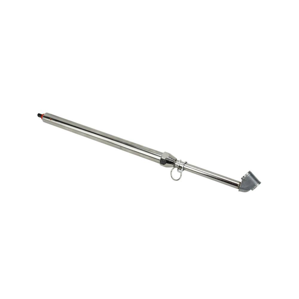 Milton Industries Re-Calibratable Tire Pressure Service Gauge 10-160 PSI Dual Head Straight Foot Chuck Milton Industries Re-Calibratable Tire Pressure Service Gauge 10-160 PSI Dual Head Straight Foot Chuck