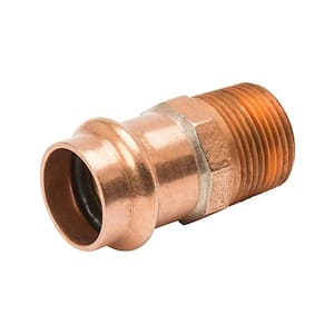 3/4 in. x 1/2 in. Copper Press x MIP Pressure Male Adapter