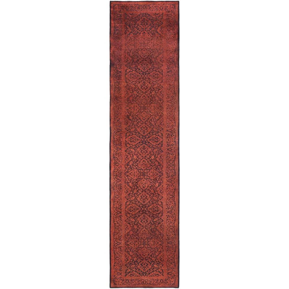 Fine Vibrance Red 3 X 13 Hand-Knotted Wool Indoor Area Rug price history on PriceWatchPro