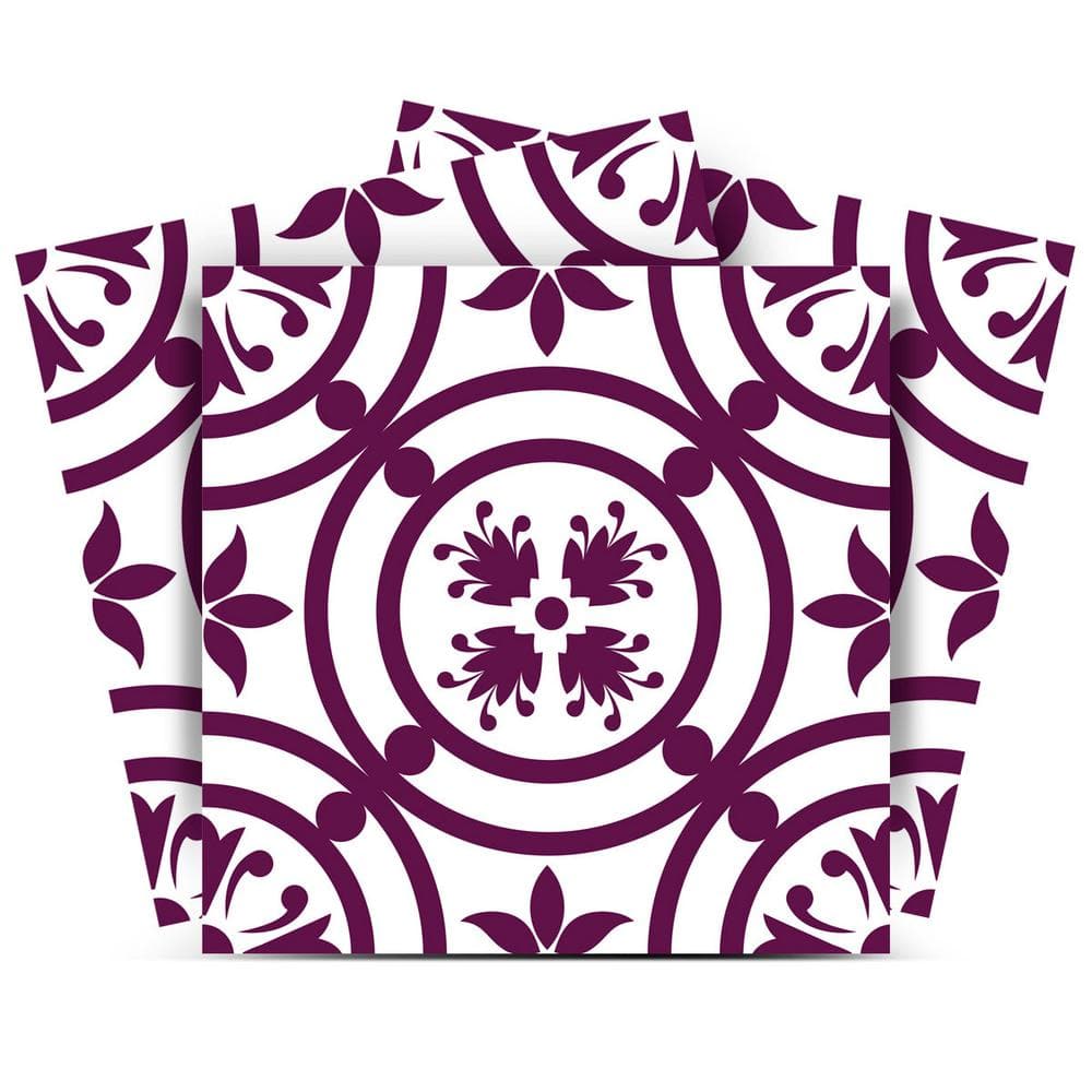 Purple K16 12 in. x 12 in. Vinyl Peel and Stick Tile (24-Tiles, 24 sq.ft./Pack) price history on PriceWatchPro