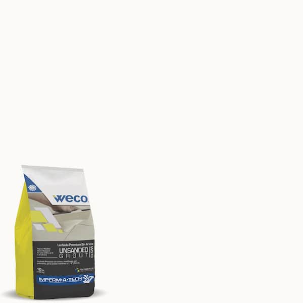 WECO W-573 White 10 lbs. Unsanded Grout fro Wall and Floor