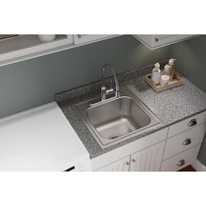Dayton Premium 20 in.Drop-In Stainless Steel 3-Hole Single Bowl Kitchen Sink