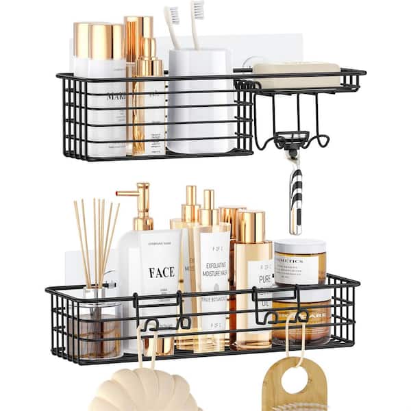 Corner Shower Shelf Bathroom Shampoo Holder Storage Rack Organizer Wall  Mounted Bathroom Accessories