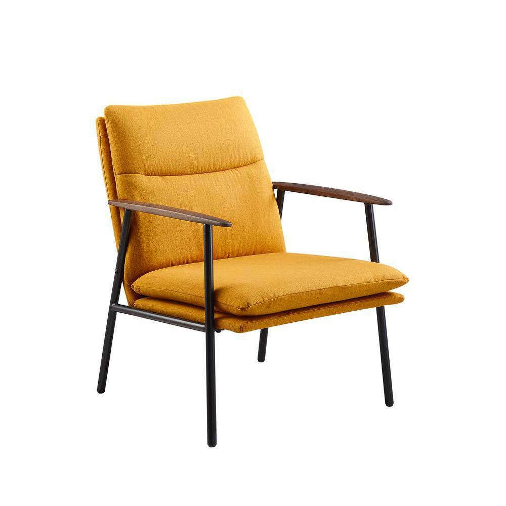 LIRA Yellow Polyester Accent Arm Chair price history on PriceWatchPro