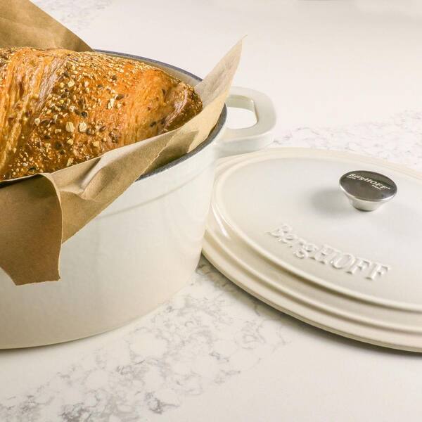 BergHOFF Ceramic white mortar and pestle with cork lid, 10 x 9 x 4 cm