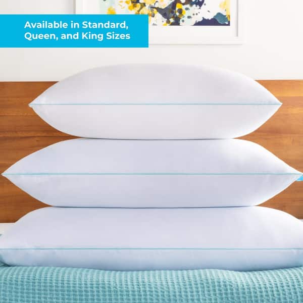  Shredded Memory Foam Pillows for Sleeping - Queen Size