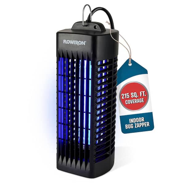 Indoor Bug Zapper 1000-Volt UV Light Mosquito and Fly Trap Plug-In for Home 215 sq. ft. Black