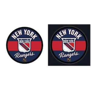 New York Rangers 23 in. Round Vintage Logo Plug-In LED Lighted Sign
