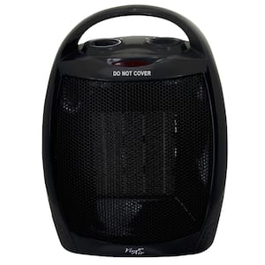 1,500-Watt 2-Settings Electric Portable Ceramic Heater with Adjustable Thermostat