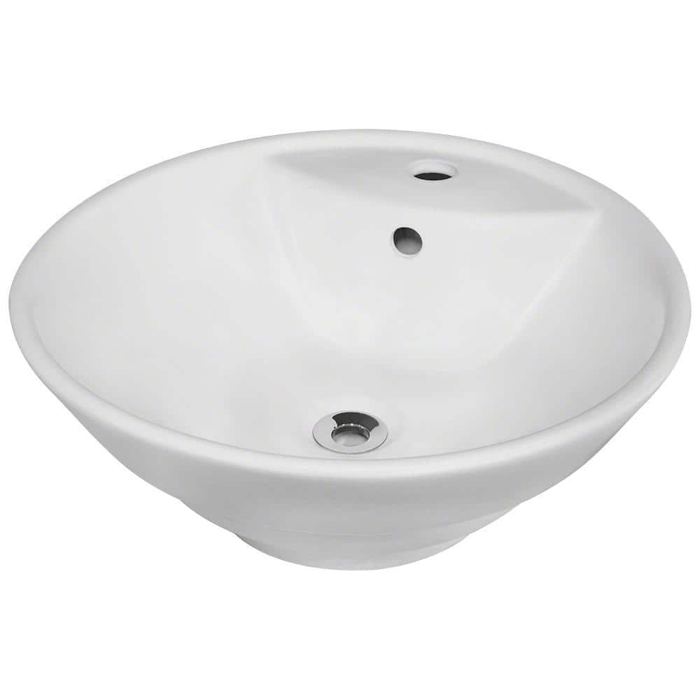 MR Direct Porcelain Vessel Sink in Bisque V2003B The Home Depot