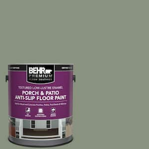 1 gal. #N390-5 Eucalyptus Wreath Textured Low-Lustre Enamel Interior/Exterior Porch and Patio Anti-Slip Floor Paint