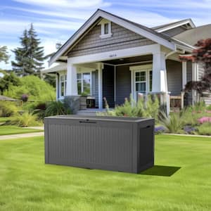 100 Gal. Waterproof Resin Outdoor Storage Deck Box