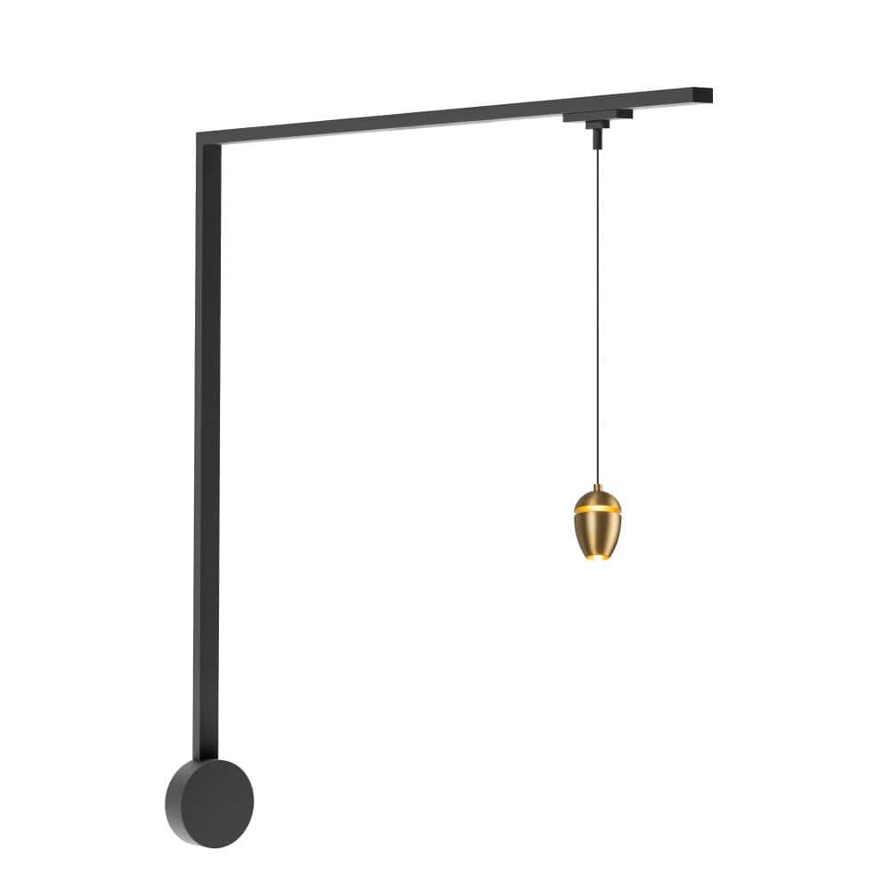 Eloa 1 Light Brushed Gold dimmable 4000K LED Trilo Track Wall Kit price history on PriceWatchPro