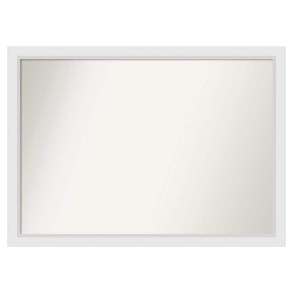 Blanco White 50.25 in. x 36.25 in. Cusom Non-Beveled Framed Bathroom Vanity Wall Mirror price history on PriceWatchPro