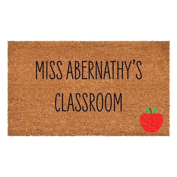 Calloway Mills Personalized Miss Classroom Doormat 24" x 36"