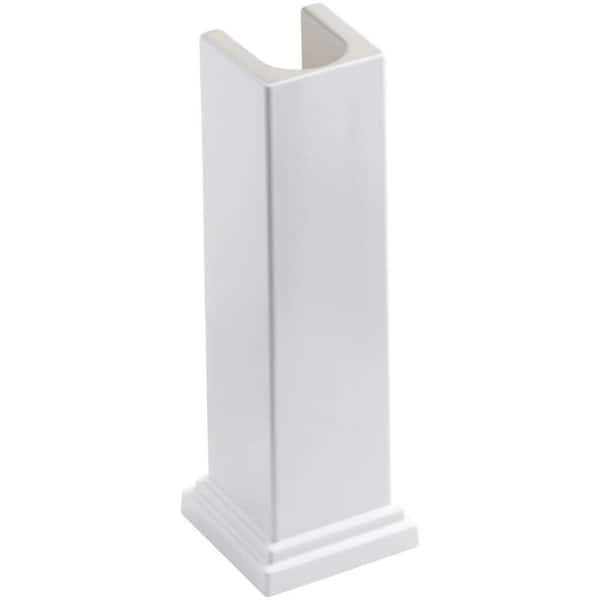 KOHLER Tresham Fireclay Pedestal in White