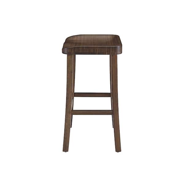 Greenington TULIP Bar Height Stool, Black Walnut (Set of 2) Greenington TULIP Bar Height Stool, Black Walnut (Set of 2)