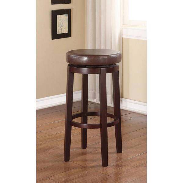 Linon Home Decor Maya 29 In Brown Cushioned Bar Stool 98353brn 01 Kd - Maya Home Decor Ltd Linon Home Decor Maya 29 In Brown Cushioned Bar Stool 98353brn 01 Kd - Maya Home Decor Ltd