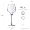 Chef & Sommelier Open Up 15.75 Ounce Soft Stemmed Wine Glass, Set of 6 - On  Sale - Bed Bath & Beyond - 33975941