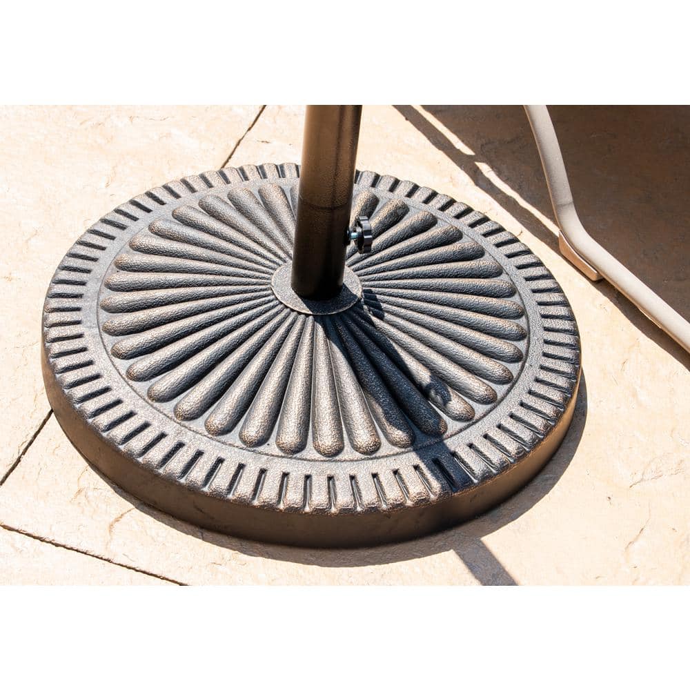 Bronze 66-lb Weather Resistant Metal Umbrella Base