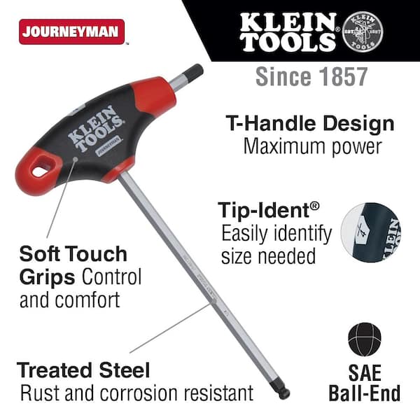 5/32 in. Ball-End Journeyman T-Handle Hex Key 6 in.