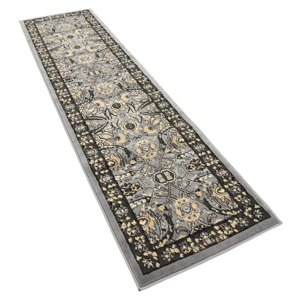 Espahan Cape Cod Light Gray 2' 2 x 8' 2 Runner Rug