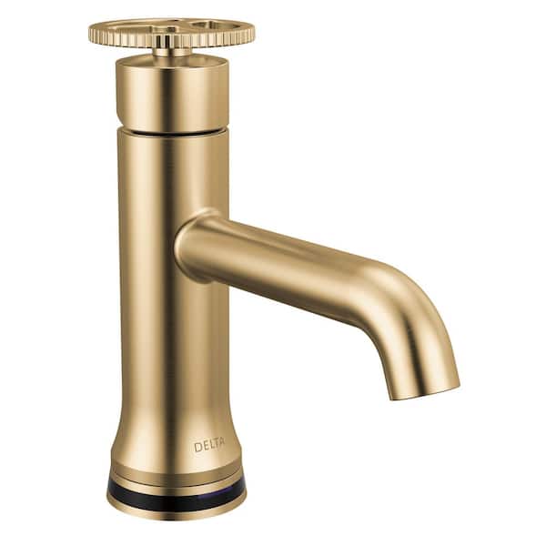 Trinsic Touch2O Single Handle Single Hole Bathroom Faucet with Drain Kit Included in Champagne Bronze