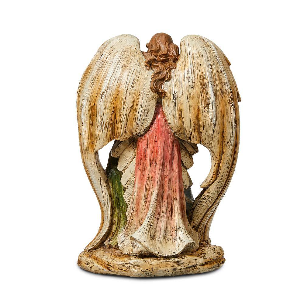 Hand-Painted Weathered Resin Nativity Scene Figurine