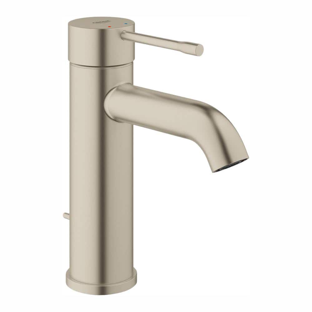 Reviews for GROHE Essence New Single Hole Single-Handle 1.2 GPM Mid-Arc  Bathroom Faucet in Brushed Nickel Infinity