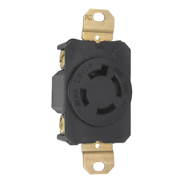 Pass & Seymour Turnlok 20 Amp 480-Volt NEMA L16-20R Locking Receptacle