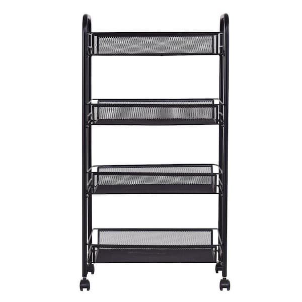 FORCLOVER 15-Drawer Steel 4-Wheeled Utility Rolling Cart Storage Organizer  in Deep Multicolor LK-W537H825MT - The Home Depot