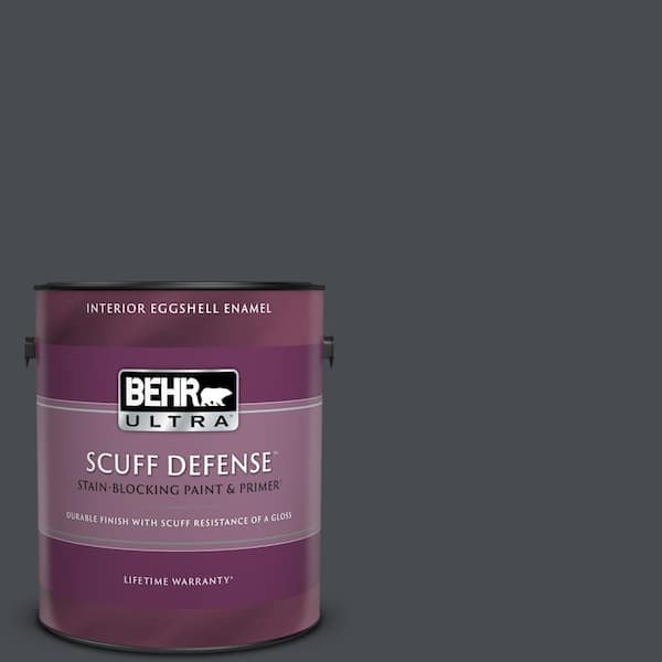 BEHR ULTRA 1 gal. Home Decorators Collection #HDC-CL-24 Black Ribbon Extra Durable Eggshell Enamel Interior Paint & Primer