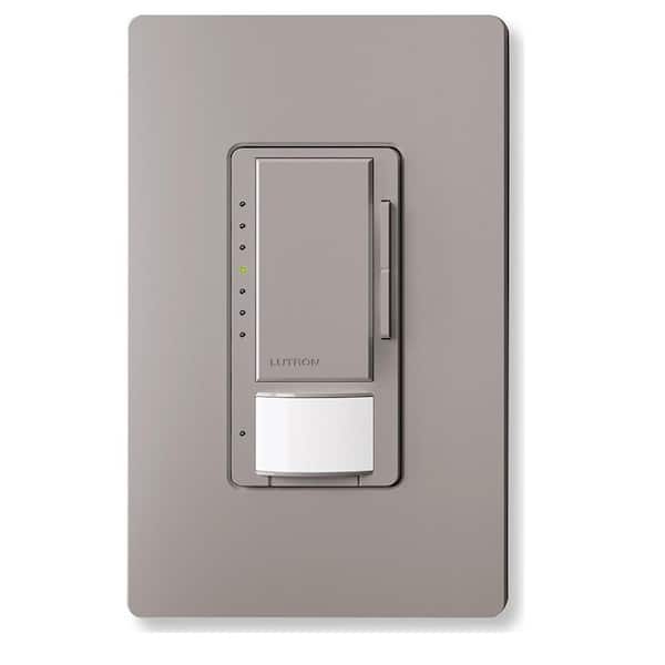Maestro LED+ Vacancy-Only Sensor/Dimmer Switch, 150W LED, Single Pole/Multi-Location, Gray (MSCL-VP153M-GR)