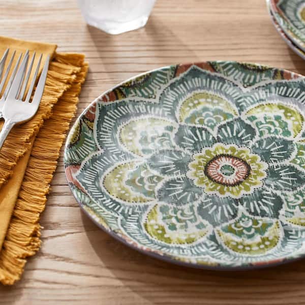 StyleWell Taryn Melamine Salad Plates in Matte Aged Clay (Set of 6)  AA5479ACL - The Home Depot