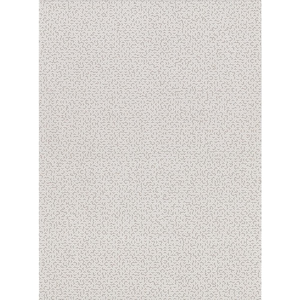 Warner Acute White Geometric White Wallpaper Sample