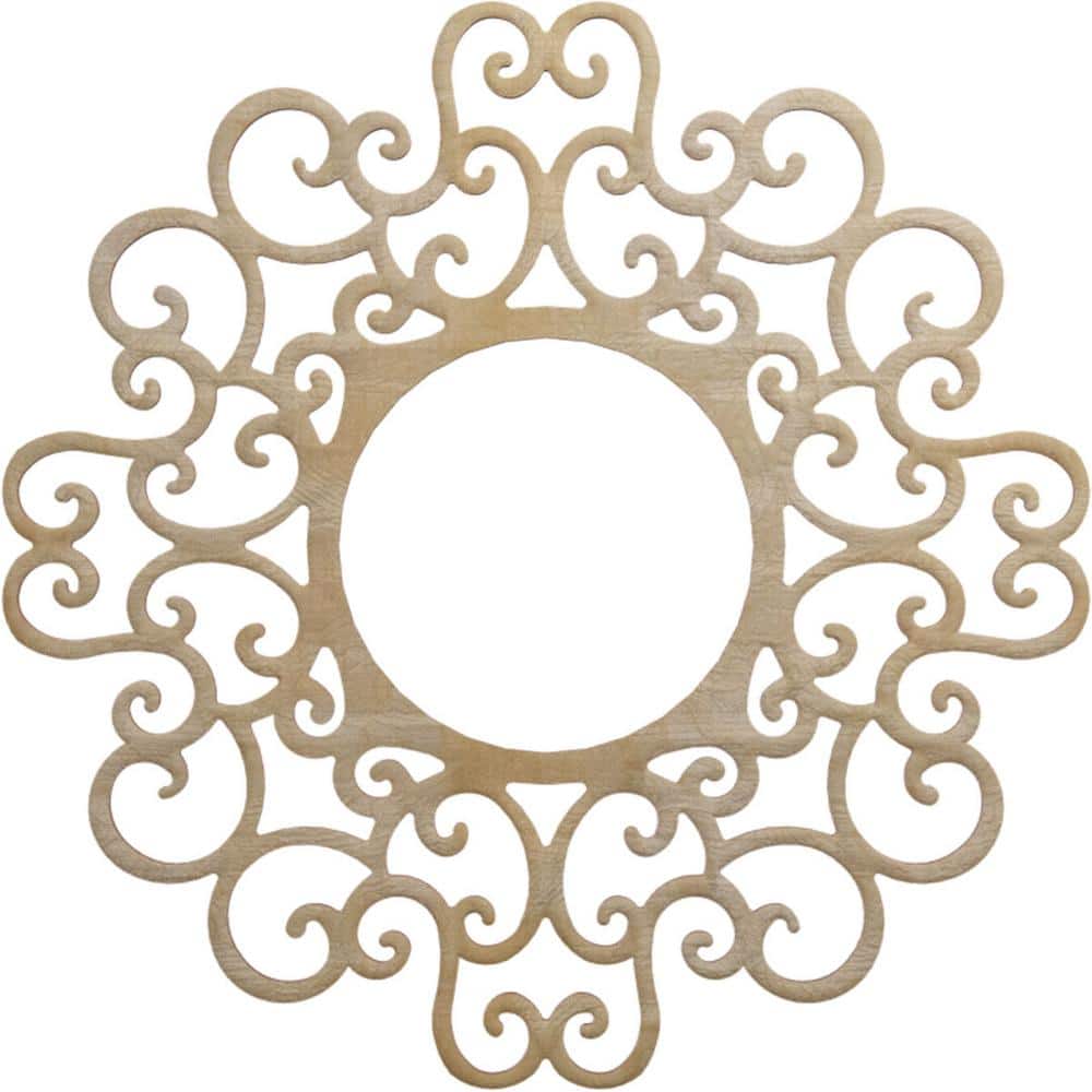 24 in. x 24 in. x 1/4 in. Reims Wood Fretwork Pierced Ceiling Medallion, Birch price history on PriceWatchPro
