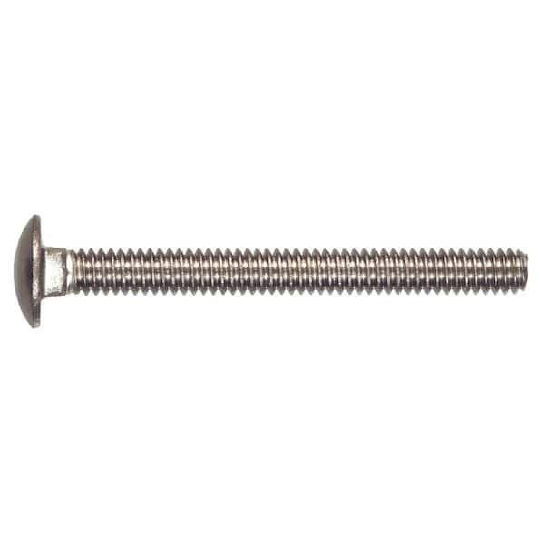 Hillman Stainless Steel Carriage Bolt (5/16"-18 Coarse Thread x 3" Length)