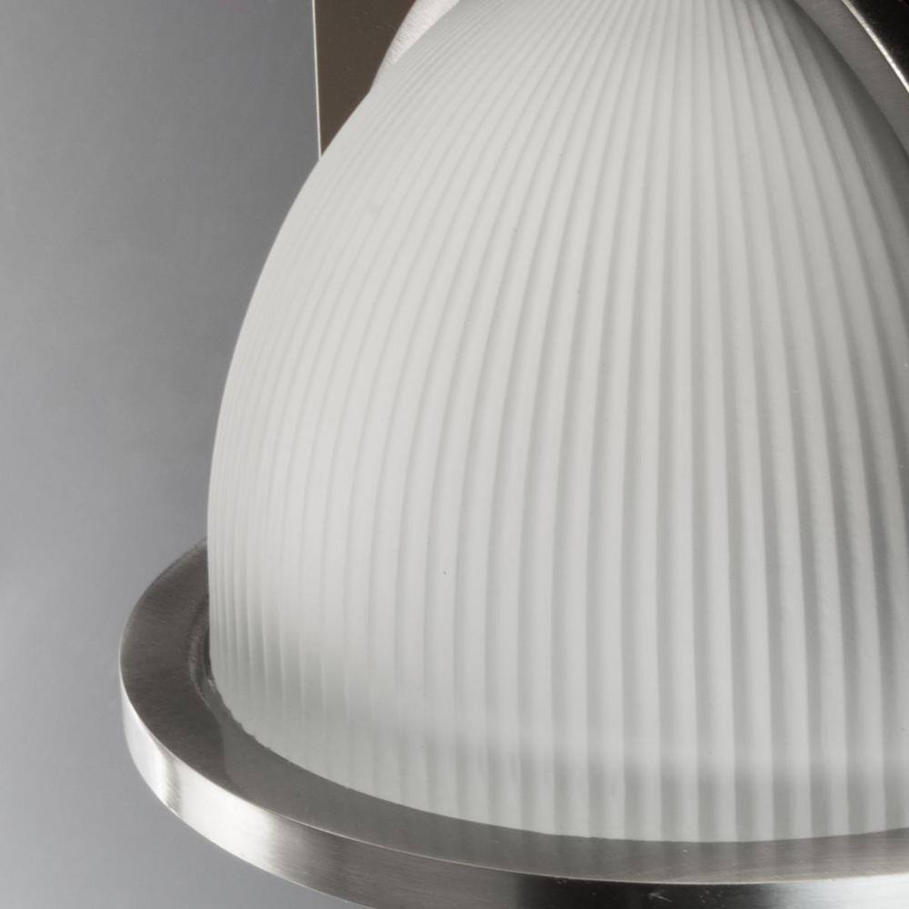 Graphite and Brushed Nickel 3-Light LED Vanity Fixture