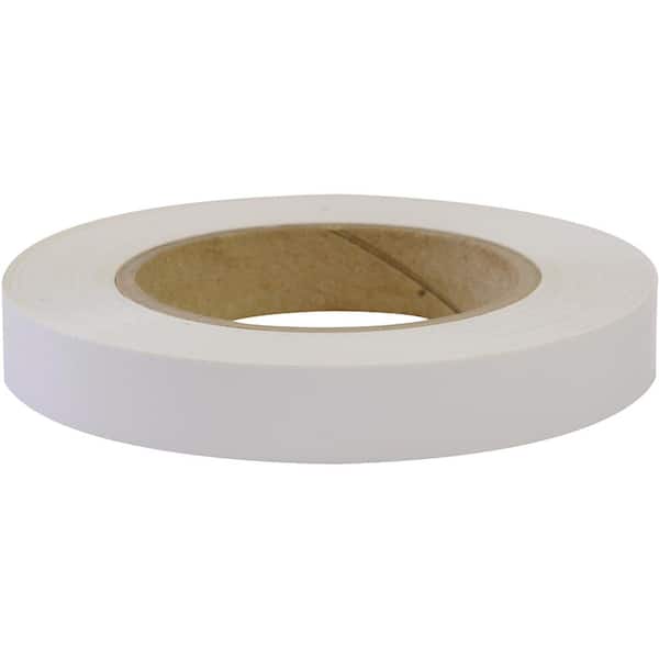 Transparent Vinyl Tape with Self-Adhesive. (1 inch x 50 ft, Red)