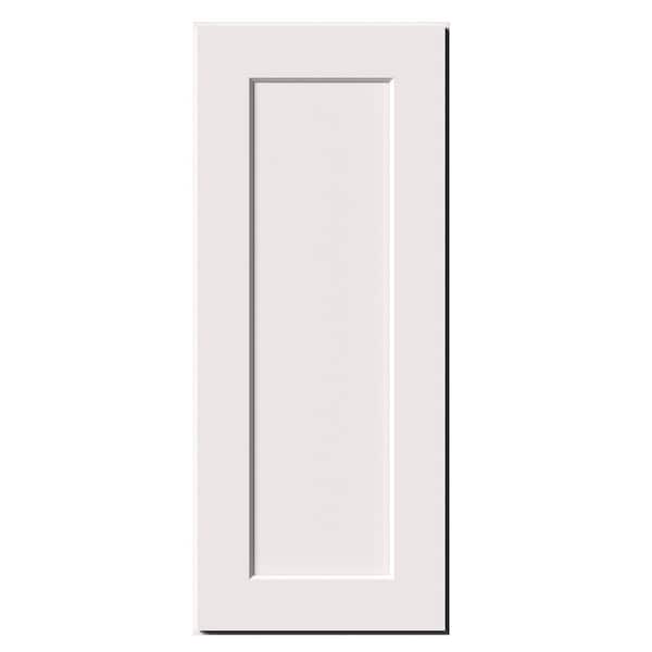15 in. W x 12 in. D x 36 in. H RTA Solid Wood Frame Shaker Standard Wall Kitchen Cabinet in White With Double Shelves