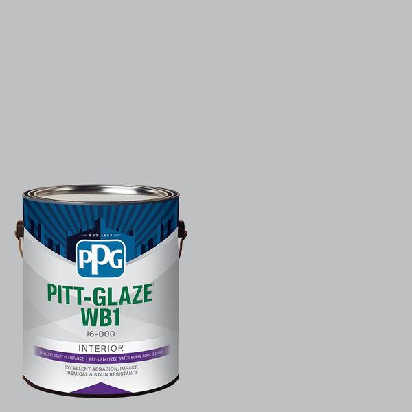 Pitt-Glaze 1 gal. PPG1013-3 Whirlwind Semi-Gloss Interior Waterborne 1-Part Epoxy Paint