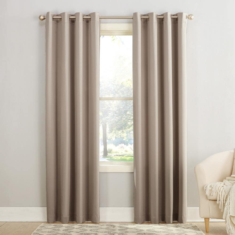 Sun Zero Gregory Stone Polyester 54 in. W x 54 in. L Grommet Room ...