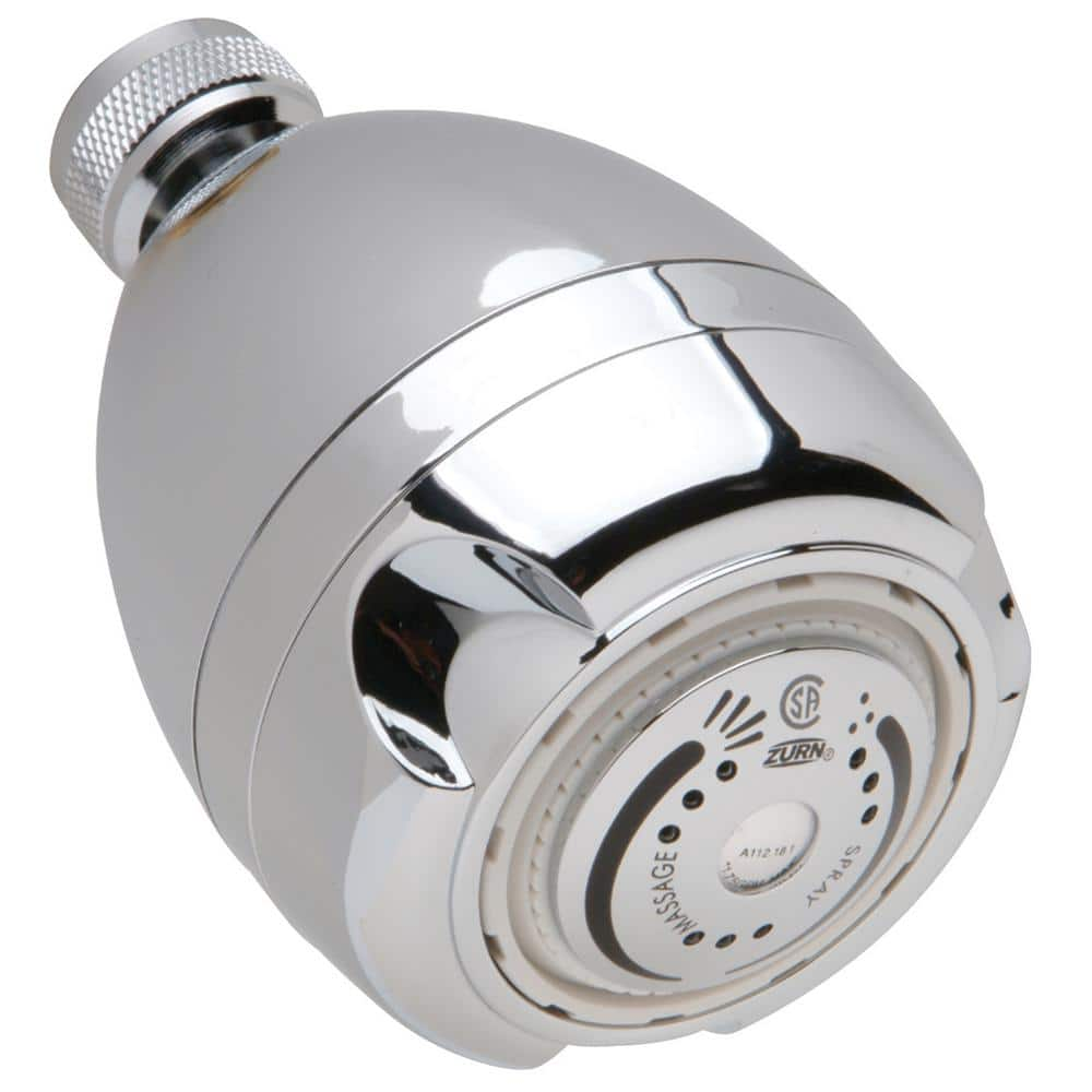 UPC 670240388369 product image for 2-Spray Patterns 2.625 in. Wall Mount Fixed Shower Head in Chrome | upcitemdb.com