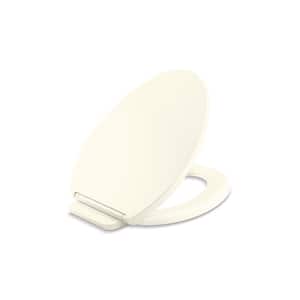 Glissade ReadyLatch Quiet-Close Elongated Front Toilet Seat in Biscuit