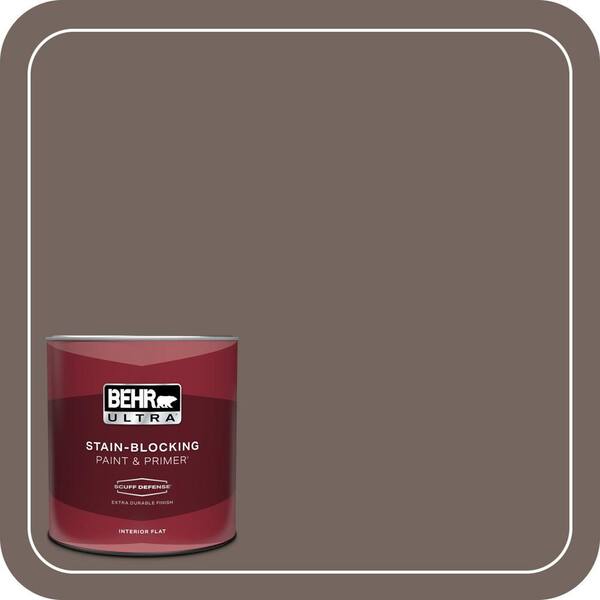 BEHR ULTRA 1 qt. #780B-6 Mountain Ridge Extra Durable Flat Interior Paint & Primer